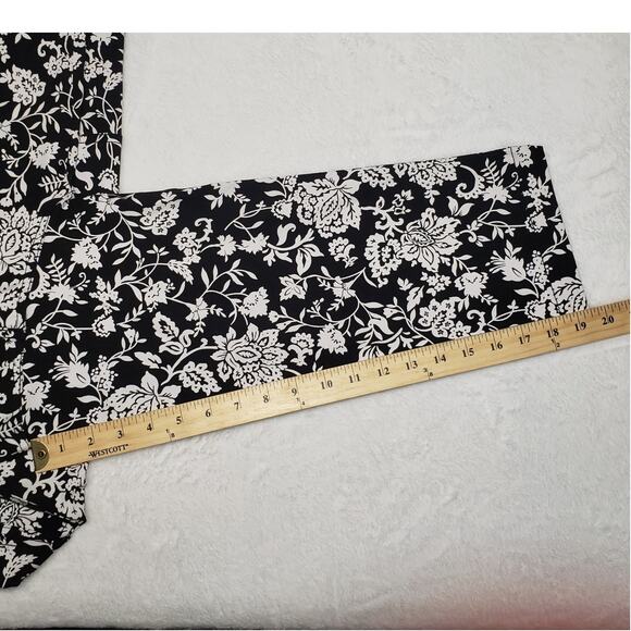 Ruby Rd Womens White Floral Jacket Plus Size 14 Stretch, Lightweight, Pockets - Picture 7 of 11